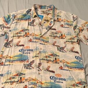 Corona Extra Beach Scene Casual Shirt